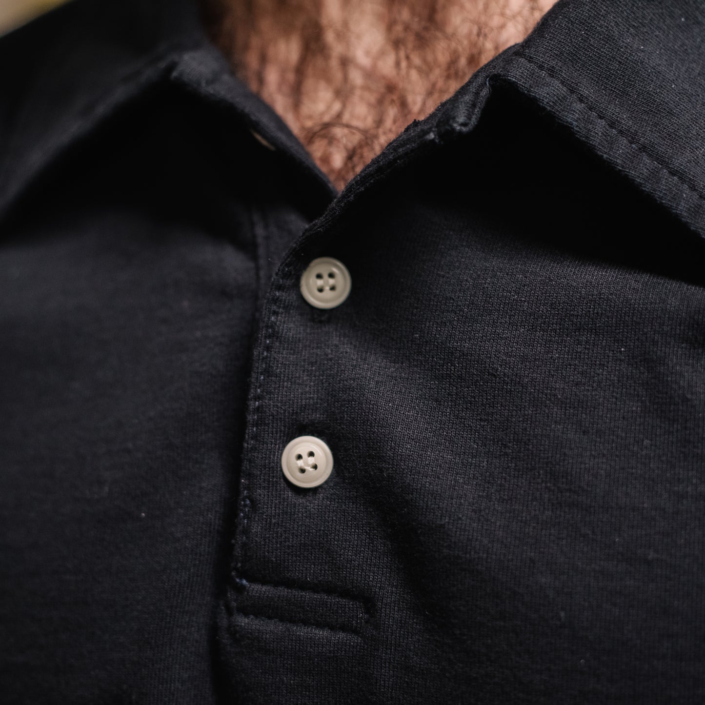 The Radcliffe Polo Shirt in Black