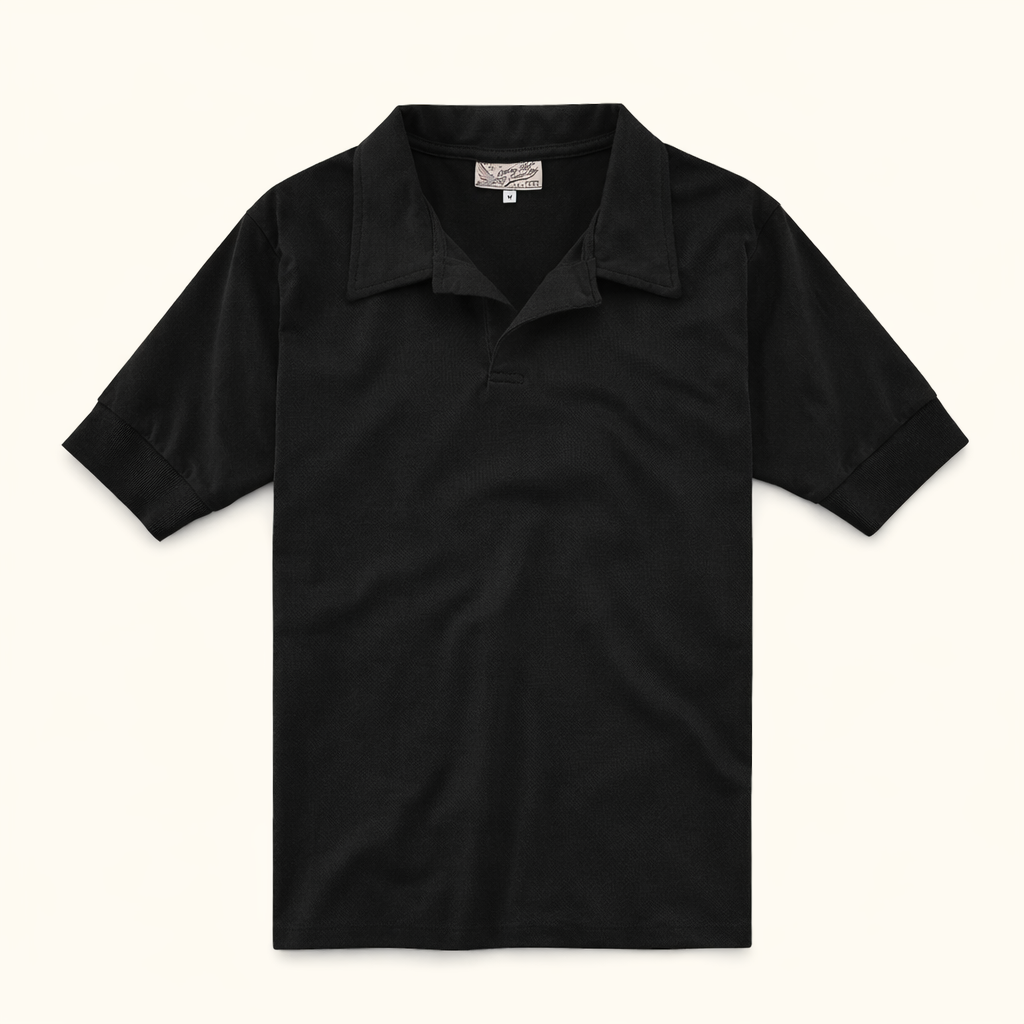 The Pembroke Polo Shirt in Black