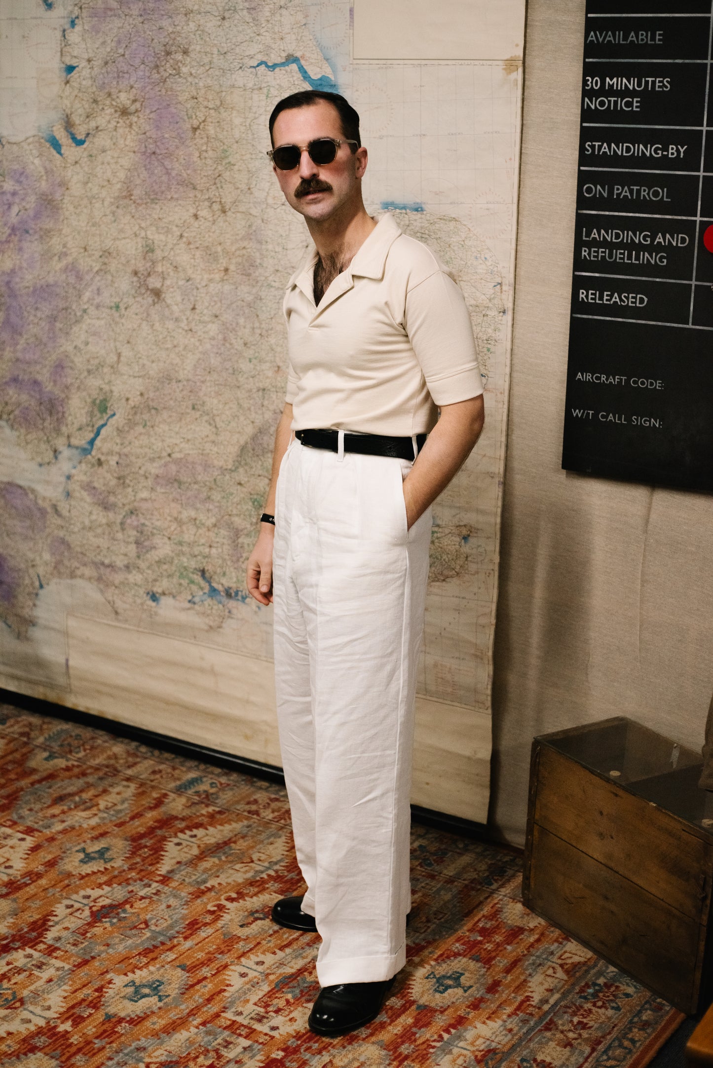 The Pembroke Polo Shirt in Ivory