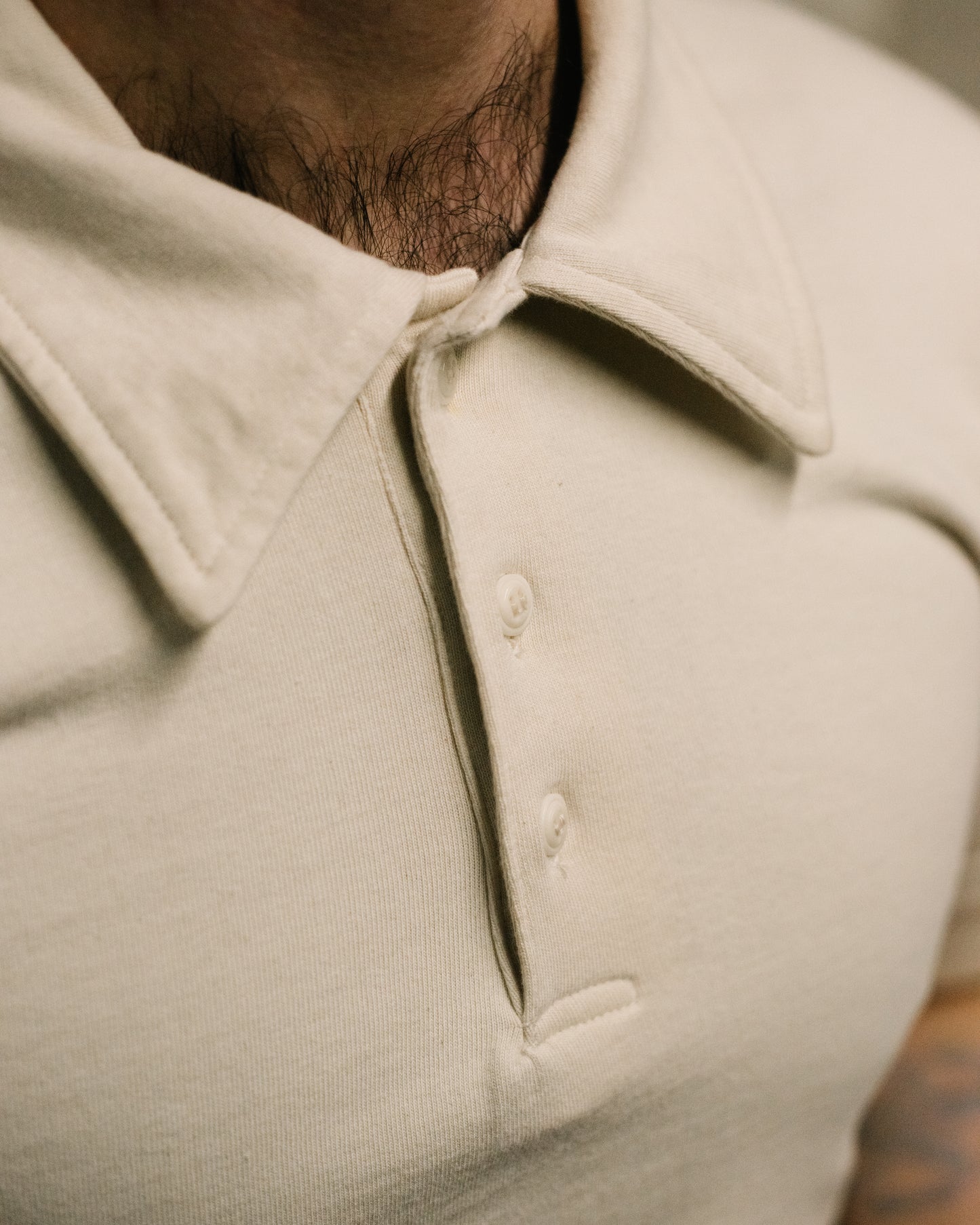 The Radcliffe Polo Shirt in Ivory