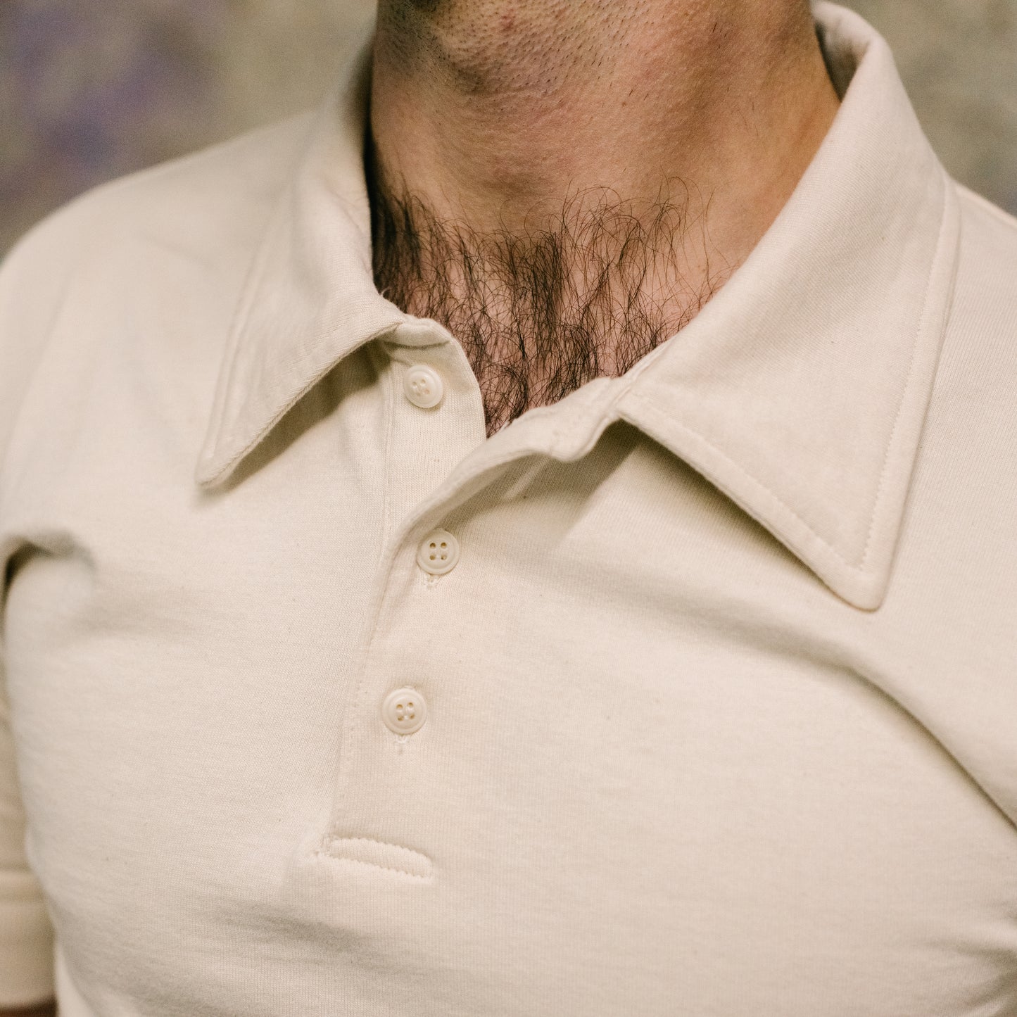 The Radcliffe Polo Shirt in Ivory