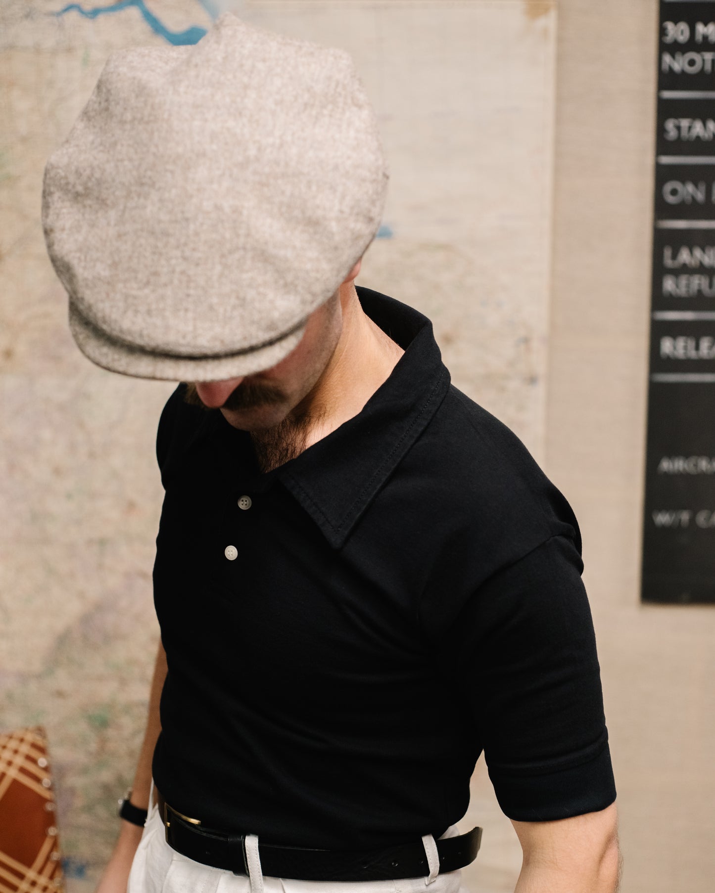 The Radcliffe Polo Shirt in Black