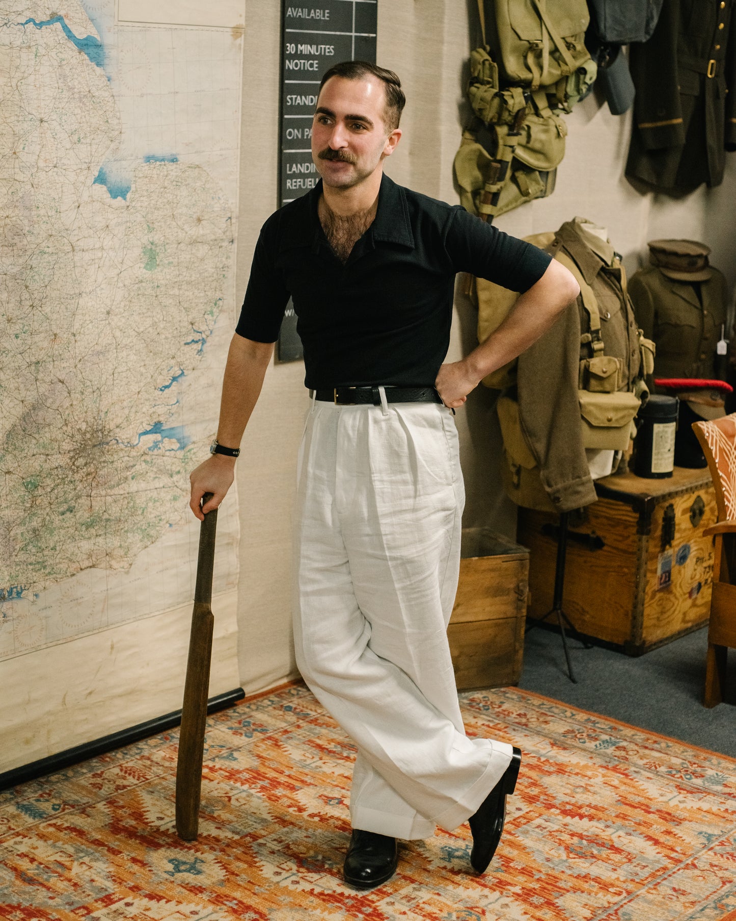 The Pembroke Polo Shirt in Black