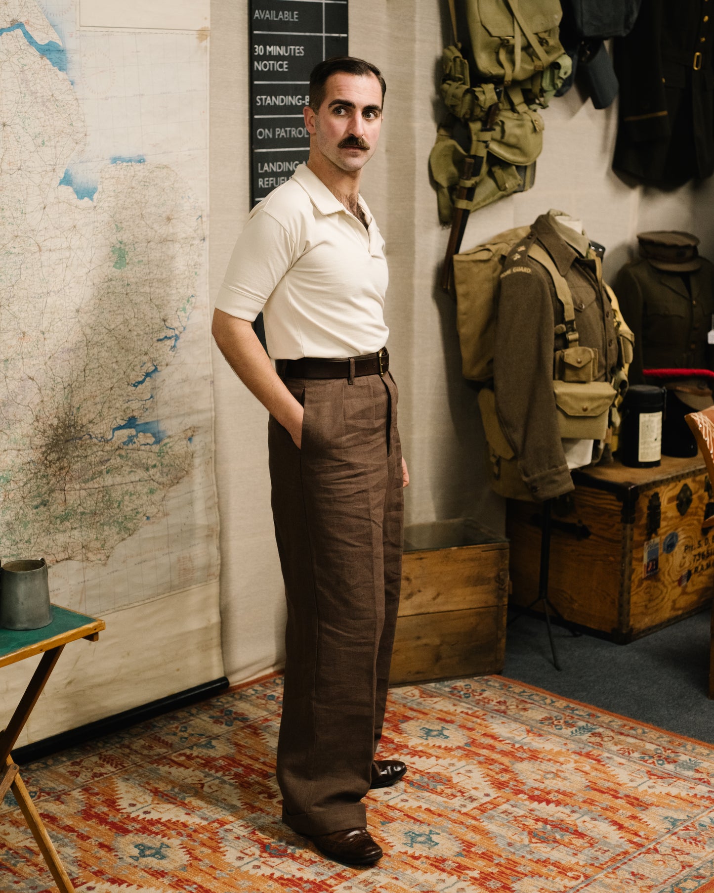 The Pembroke Polo Shirt in Ivory