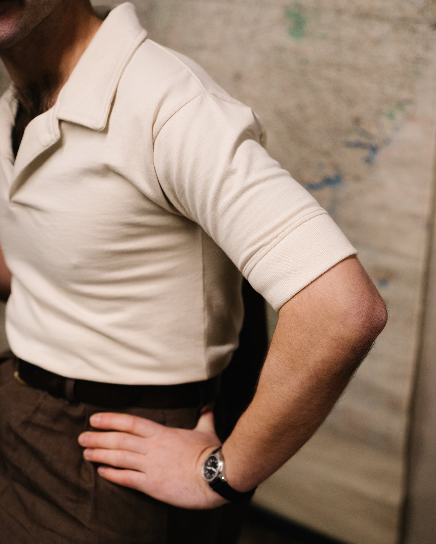 The Pembroke Polo Shirt in Ivory