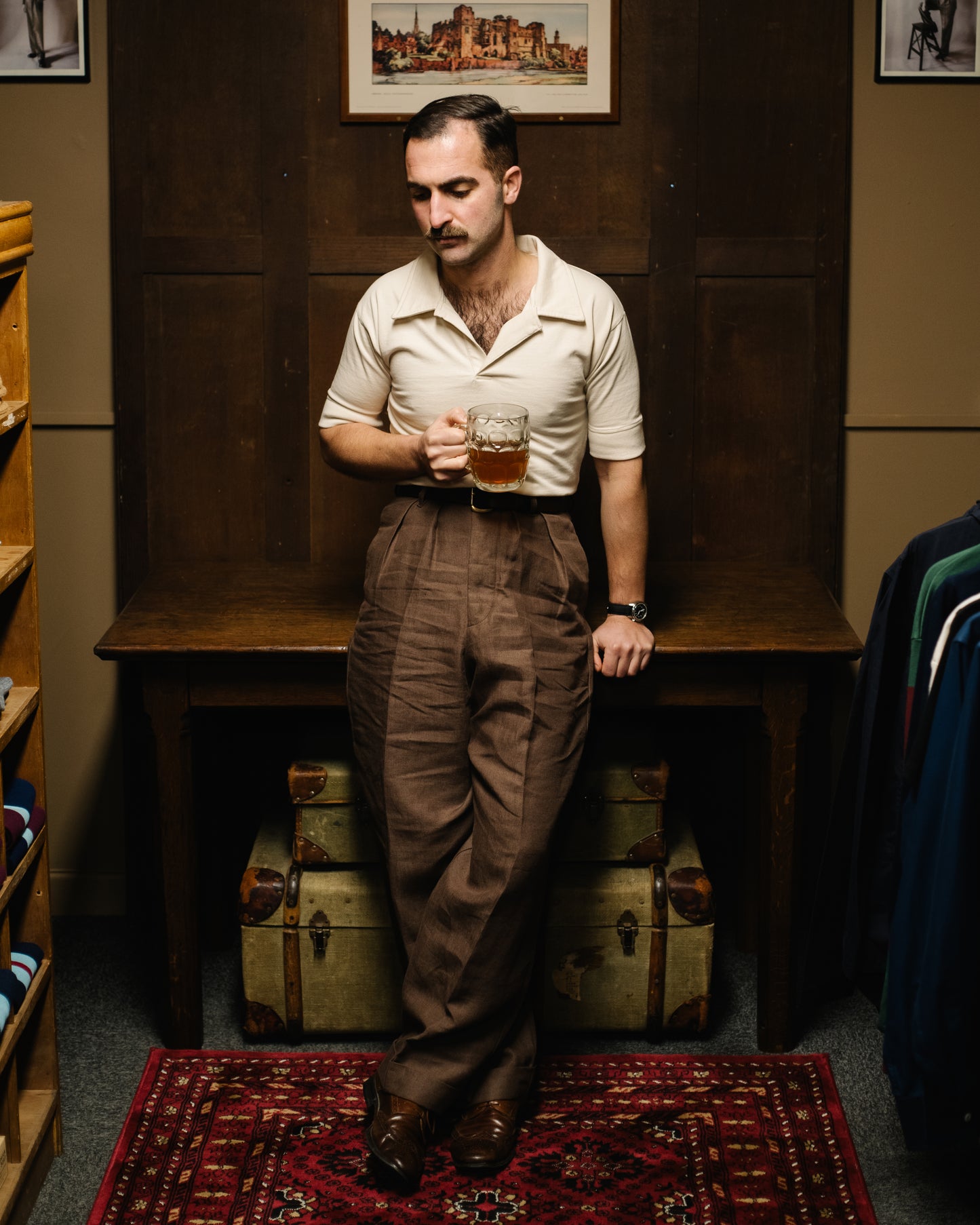 The Pembroke Polo Shirt in Ivory