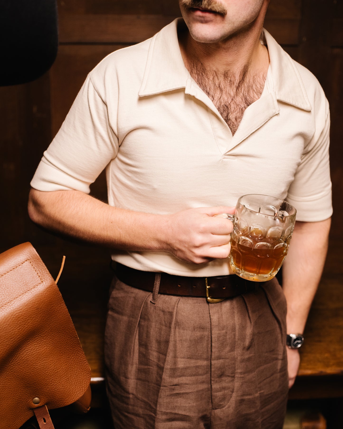 The Pembroke Polo Shirt in Ivory