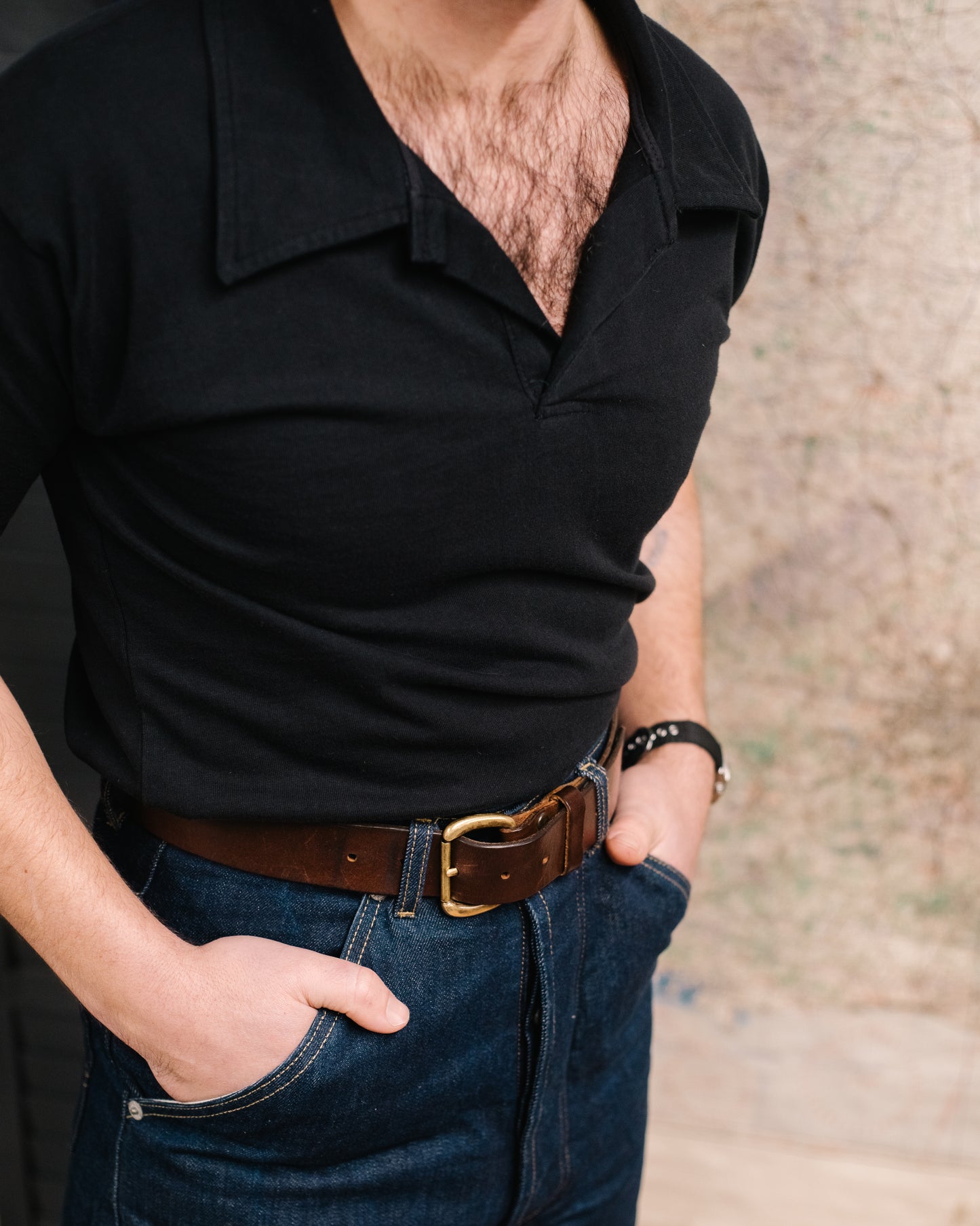 The Pembroke Polo Shirt in Black