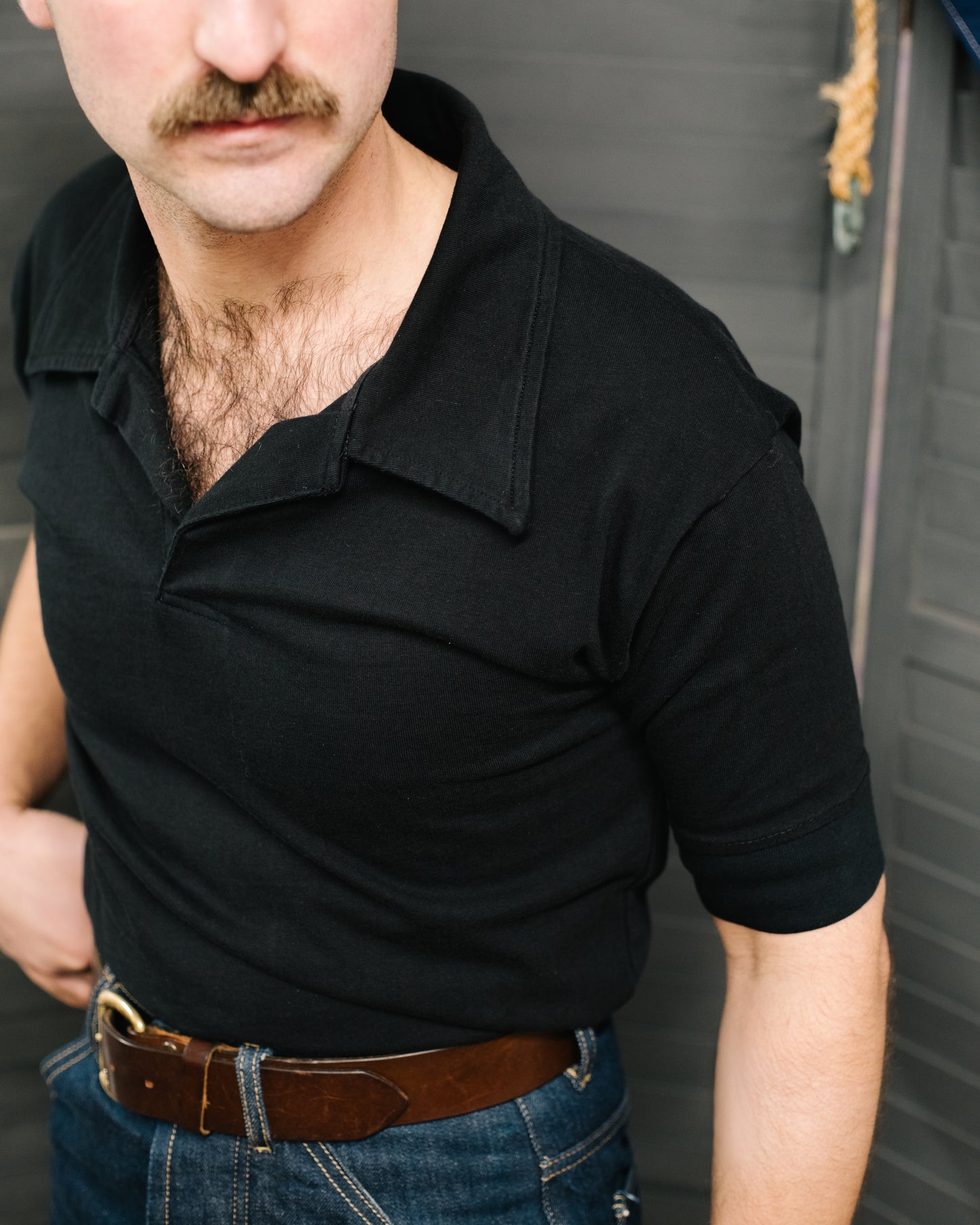 The Pembroke Polo Shirt in Black