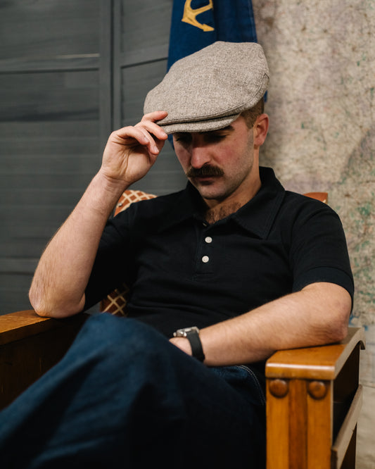 The Radcliffe Polo Shirt in Black