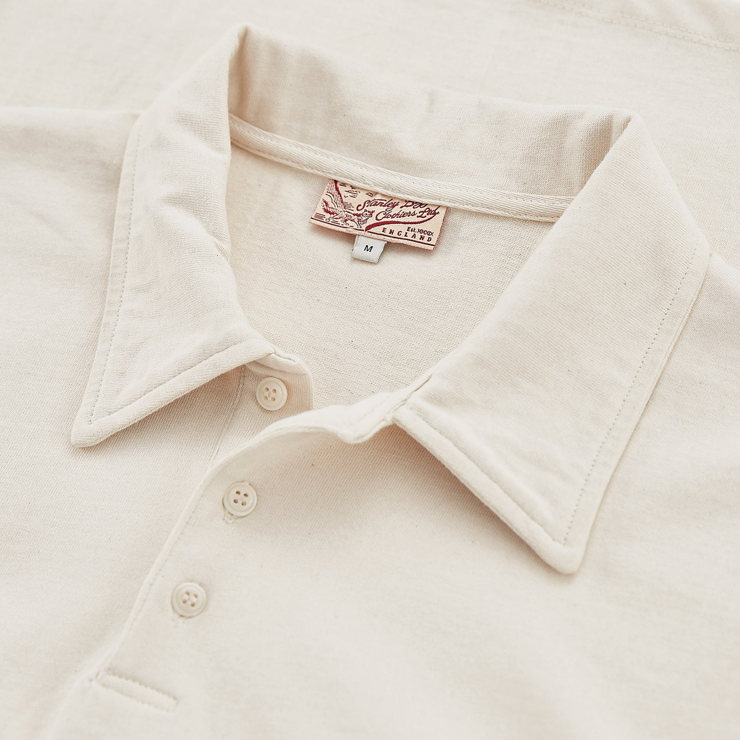 The Radcliffe Polo Shirt in Ivory